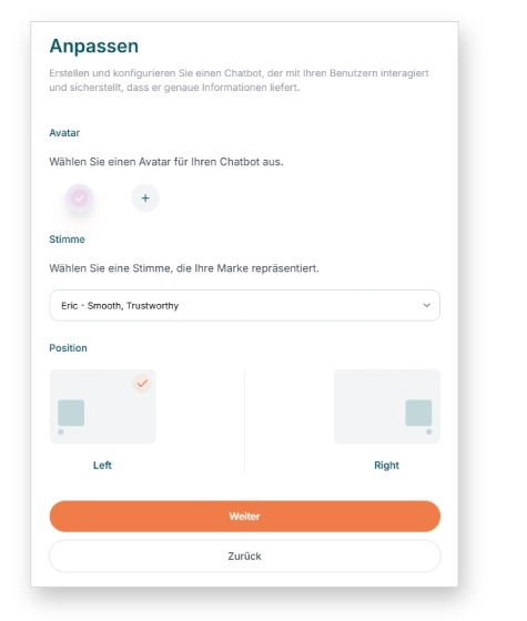 KI Chatbot anpassen